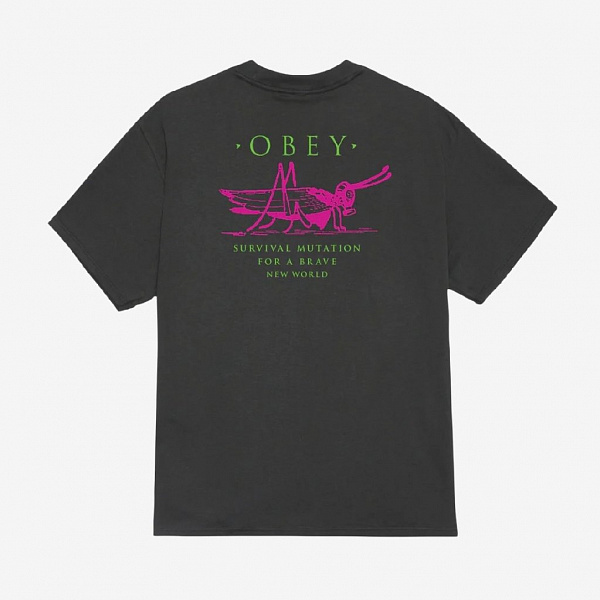 Футболка OBEY MUTANT GRASSHOPPER VINTAGE BLACK