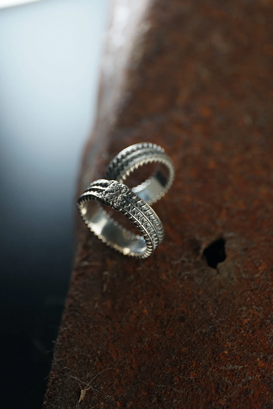 Кольцо Kate Snap "Арматура"