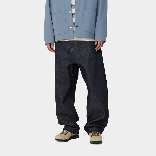 Джинсы CARHARTT WIP (Loose fit) Brandon Pant BLUE (RIGID)