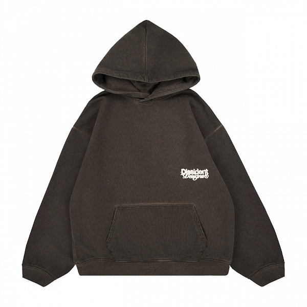 Худи Dissident "DD Puffed Ink" коричневое