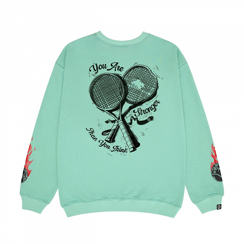 Свитшот HOOK «Матчпоинт» салатовый