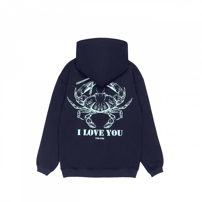 Худи HOOK «Краб» темно-синий