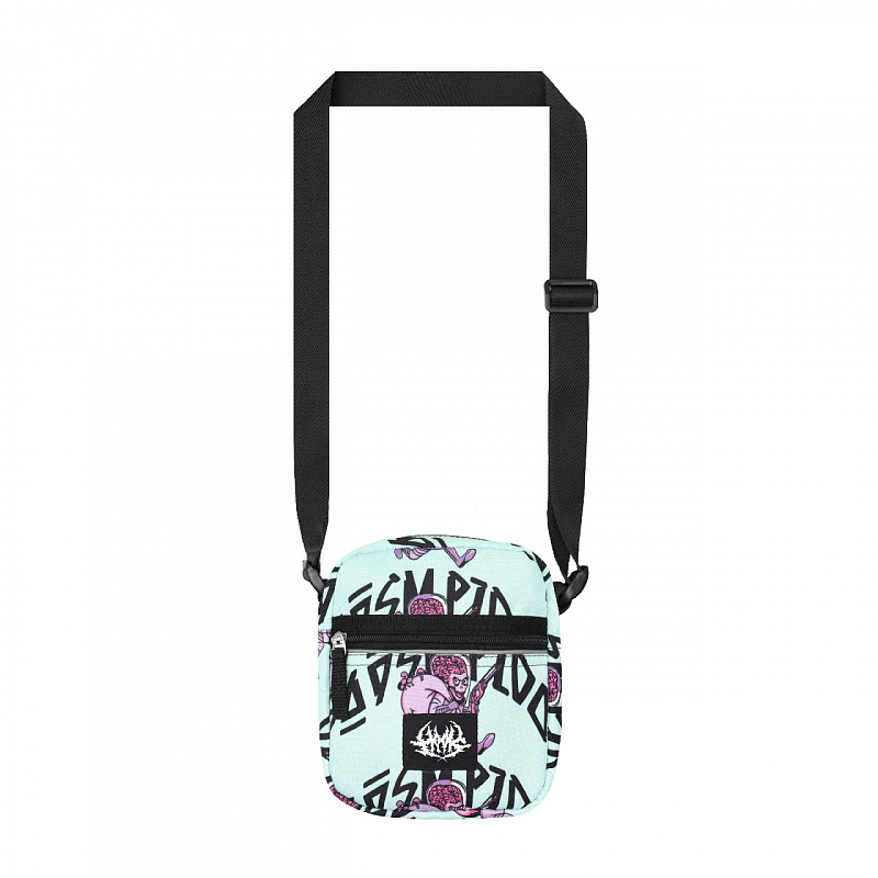 Сумка мессенджер HOOK «ВСМ Марс» Смол голубой