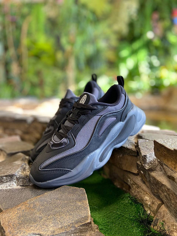 Кроссовки ERKE M.Jogging low shoes black/charcoal черный/серый