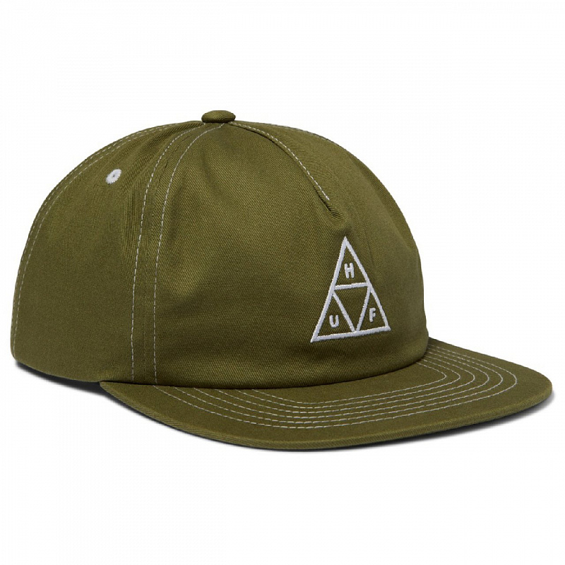 Кепка HUF SET TT SNAPBACK LIGHT OLIVE/WHITE