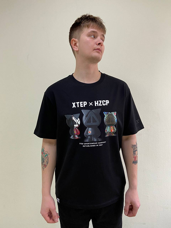 Футболка XTEP BLACK01 Чёрный