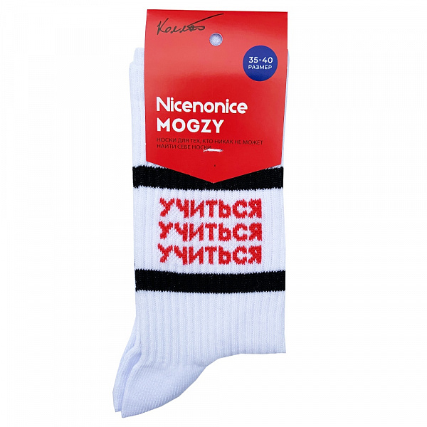 Носки MOGZY SOCKS "Учиться"