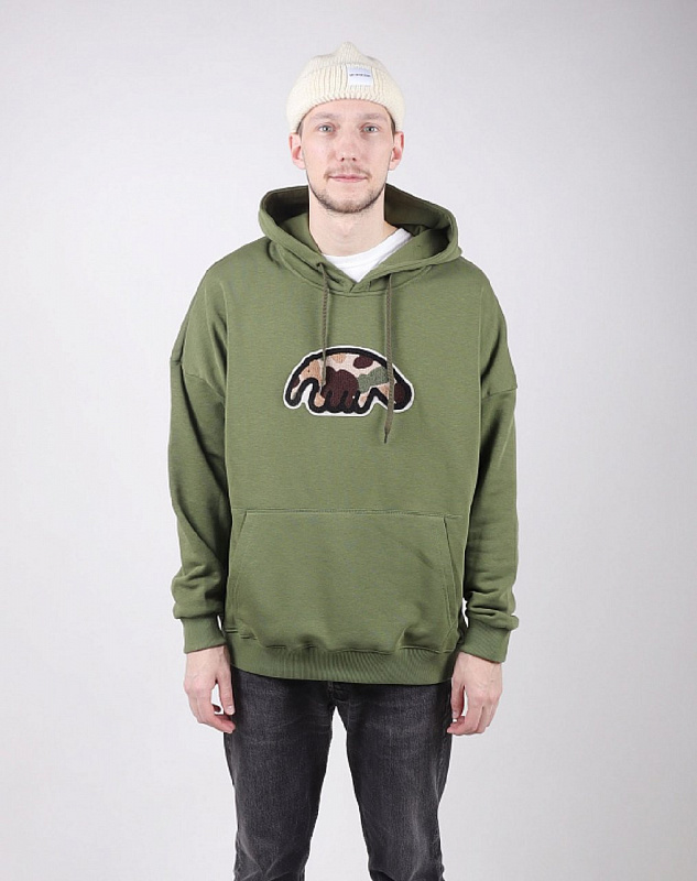 Толстовка ANTEATER hoodie-haki_logo