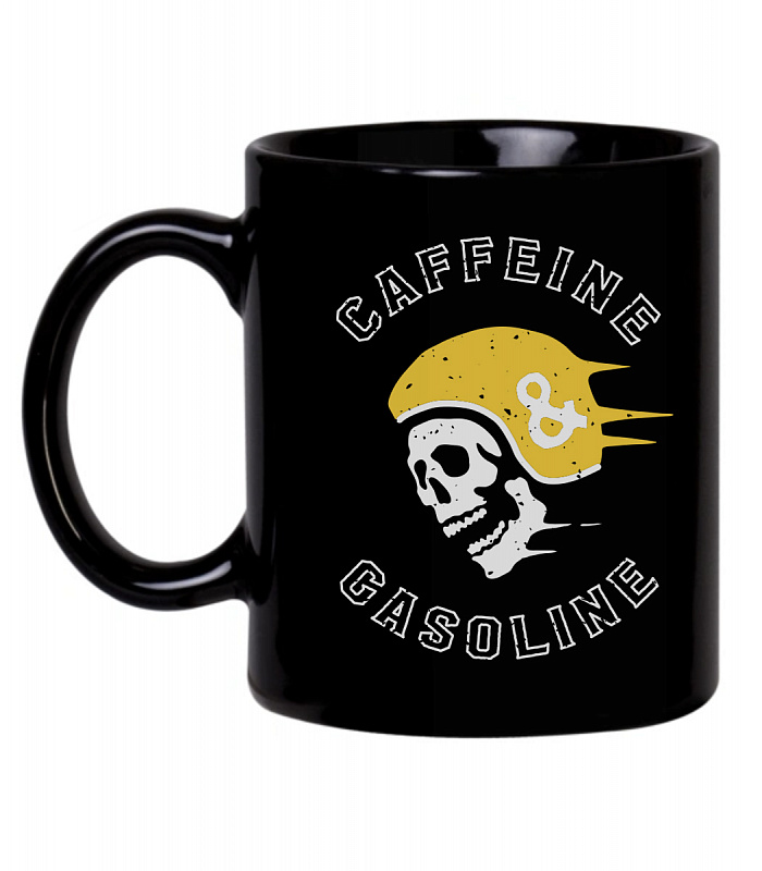 Кружка MEDOOZA x TWC "Caffeine & Gasoline" чёрный
