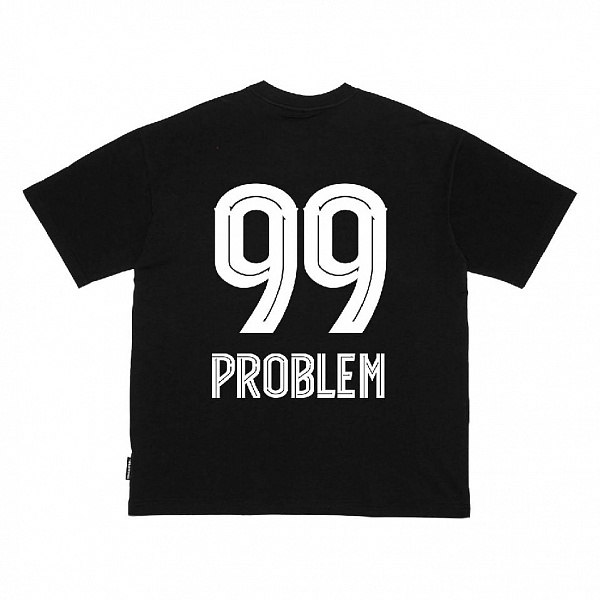 Футболка THE BAD FRIENDS "99 problem" 260гр черный