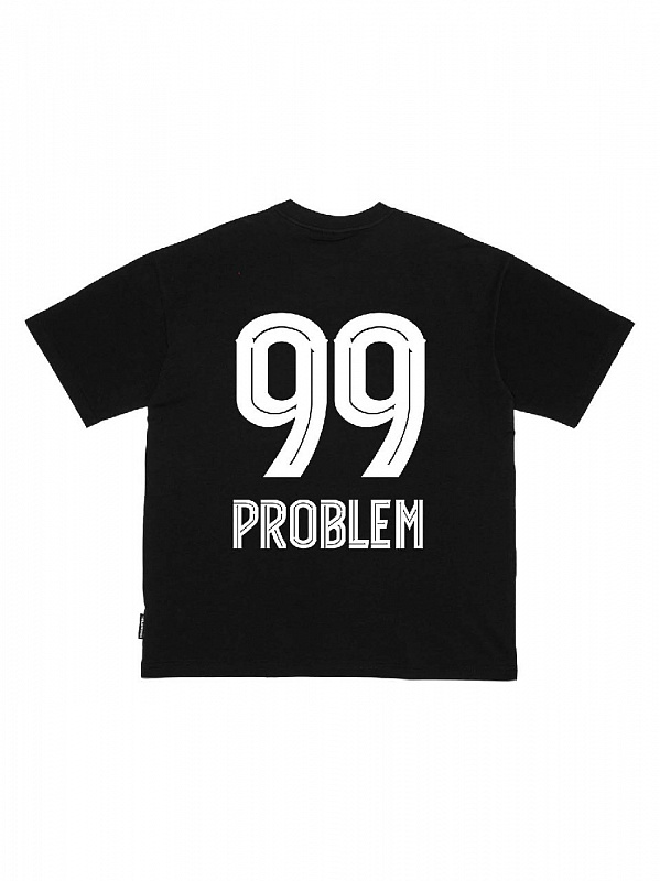Футболка THE BAD FRIENDS "99 problem" 260гр черный