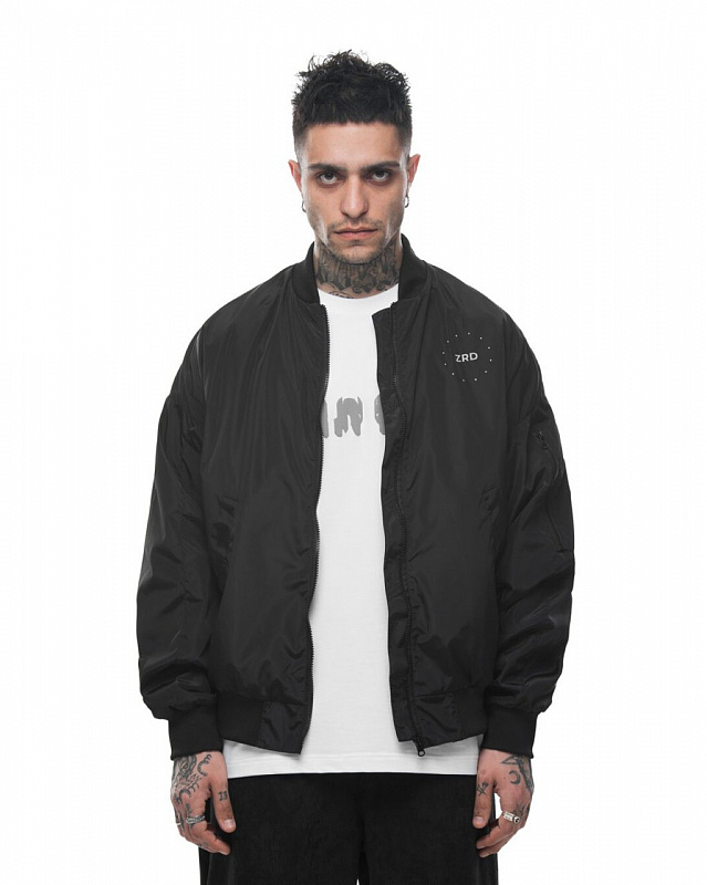 Бомбер ZRD Flat World Черный