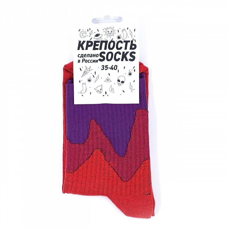 Носки КРЕПОСТЬ SOCKS "Абстракция"