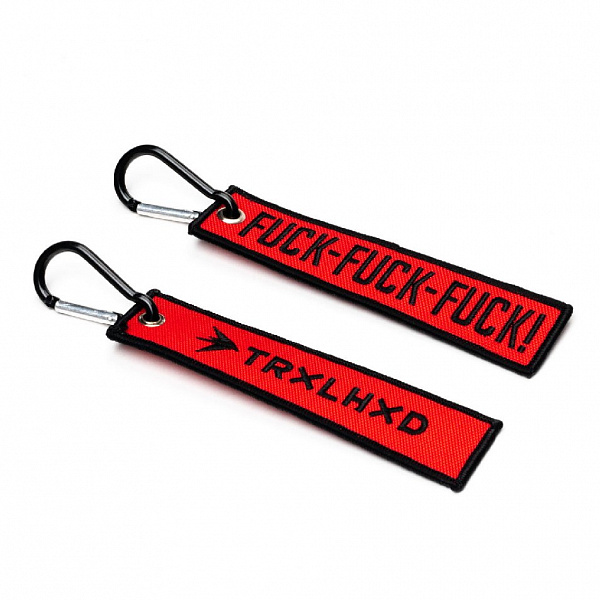 Брелок TRAILHEAD "FUCK" Красный