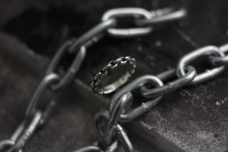 Кольцо Kate Snap "Цепь"