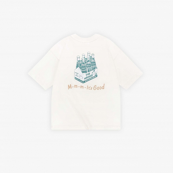 Футболка HAIDED SERVE COLD RLXD HW ecru молочный