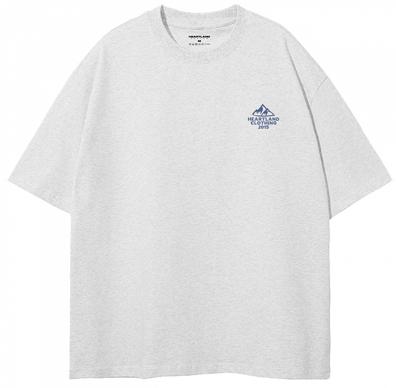 Футболка HEARTLAND BASE OAT ASH