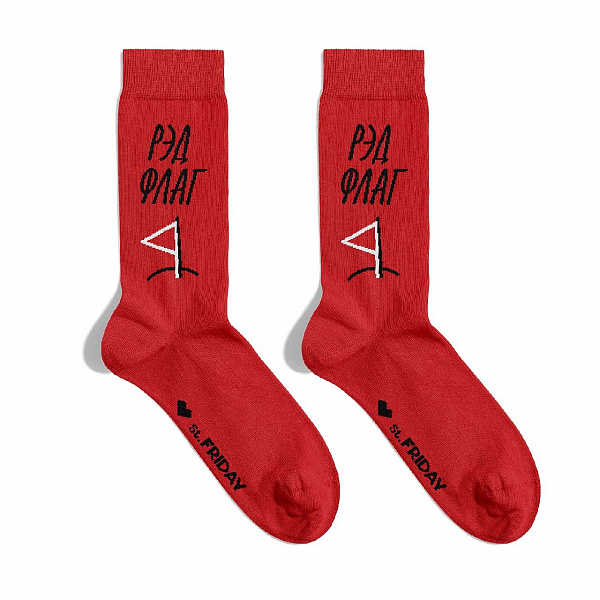 Носки ST.FRIDAY SOCKS Рэд флаг