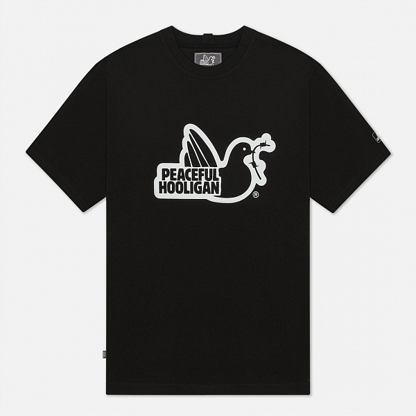 Футболка PEACEFUL HOOLIGAN Outline BLACK