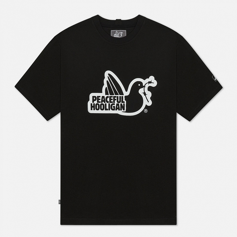 Футболка PEACEFUL HOOLIGAN Outline BLACK