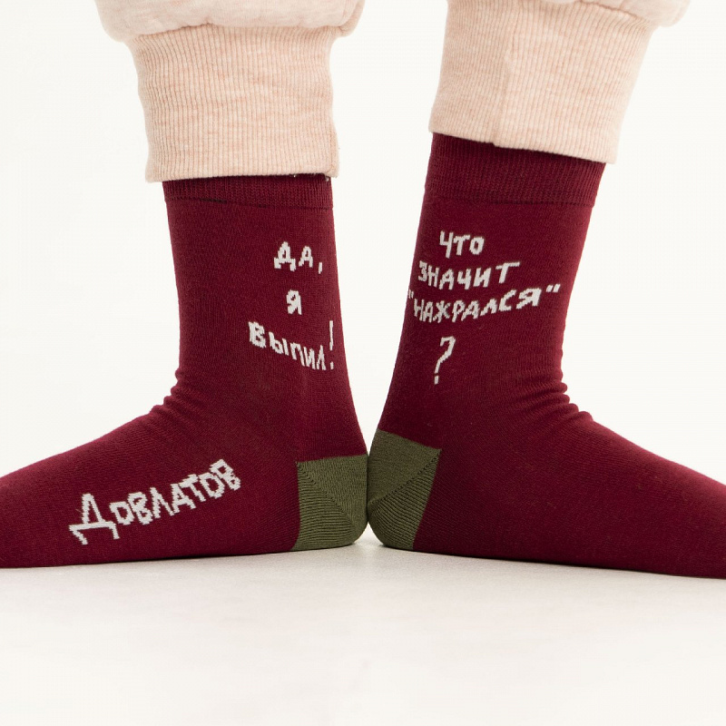 Носки ST.FRIDAY SOCKS Довлатов утверждает (укороченные)