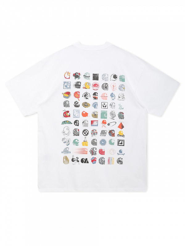 Футболка CARHARTT WIP S/S C Logo Archive T-Shirt WHITE