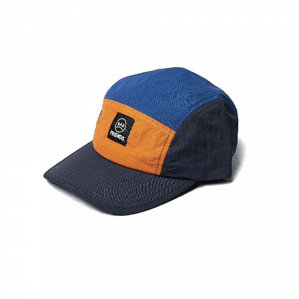 Кепка THE BAD FRIENDS 5-panel синий/оранжевый