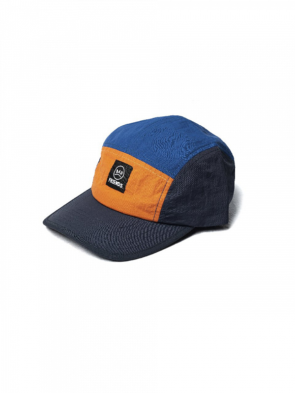 Кепка THE BAD FRIENDS 5-panel синий/оранжевый