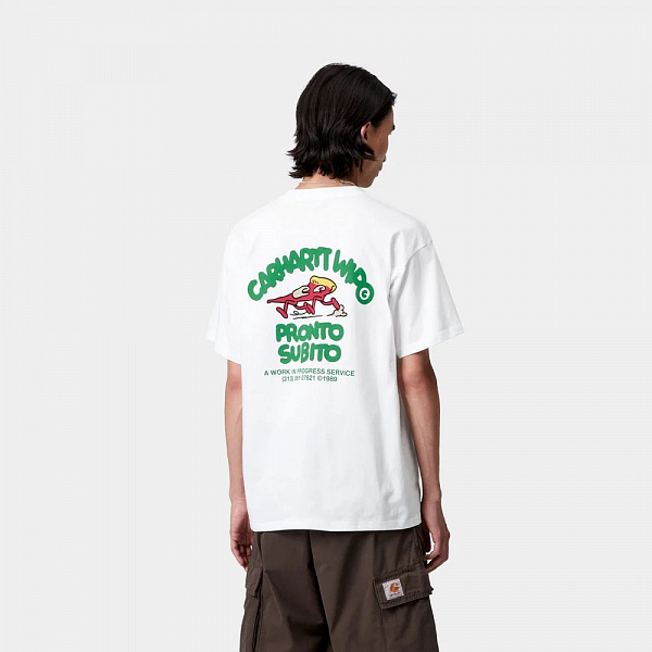 Футболка CARHARTT WIP S/S Pronto T-Shirt WHITE