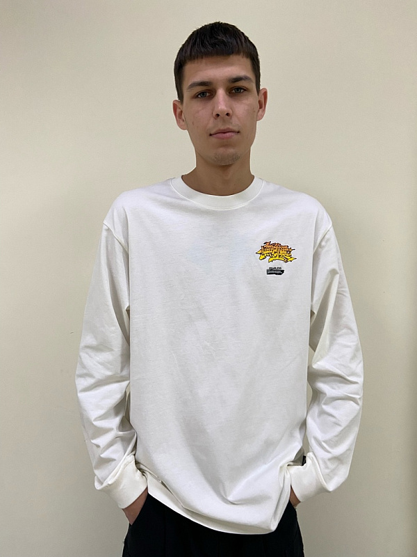 Лонгслив LI-NING L/S Tee Men's jumper milk white молочный белый