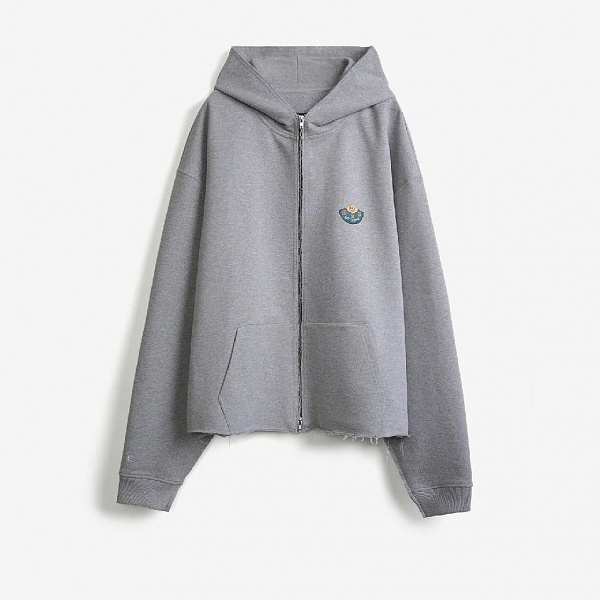 Худи на молнии RICE TEAHOUSE CUT FULL-ZIP MELANGE