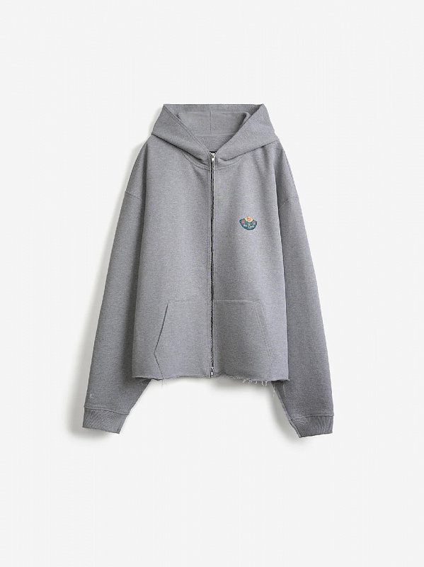 Худи на молнии RICE TEAHOUSE CUT FULL-ZIP MELANGE