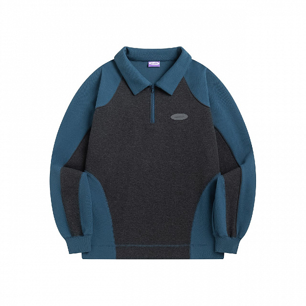 Свитшот YMKA SHIX Puff College star темно-синий/черный