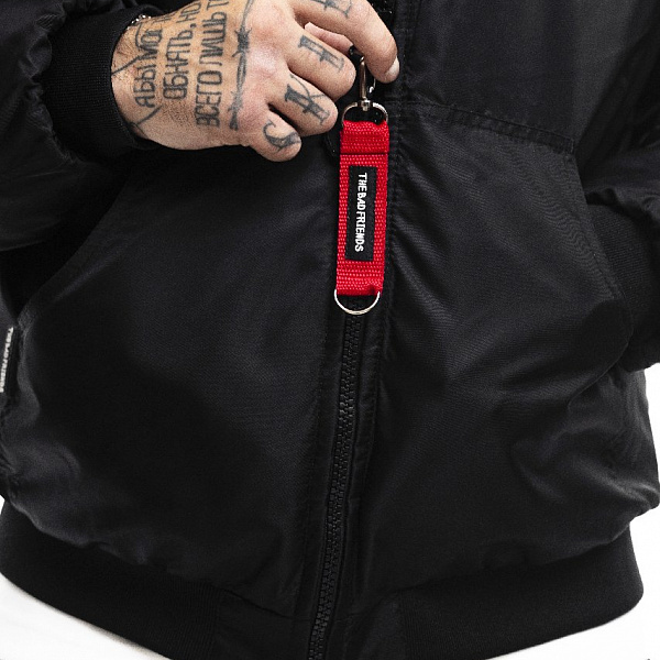 Куртка THE BAD FRIENDS Hood City нейлон черный