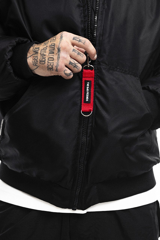 Куртка THE BAD FRIENDS Hood City нейлон черный