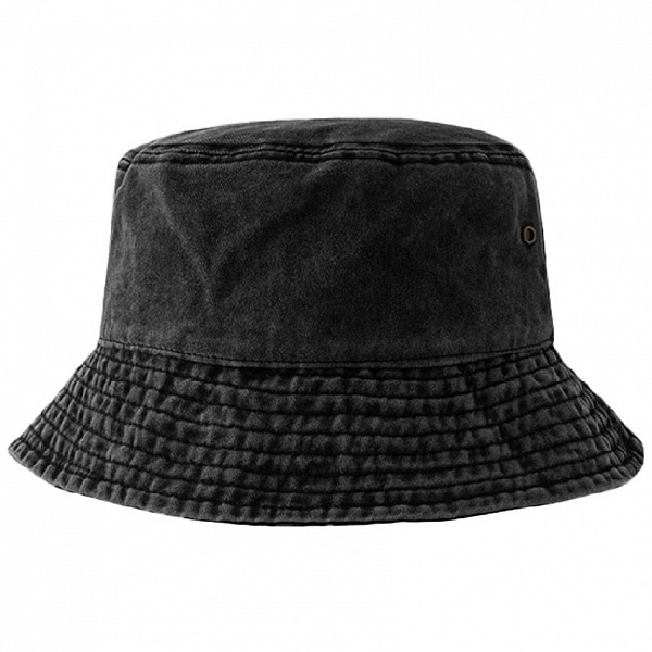 Панама Street Caps из стираного хлопка чёрный