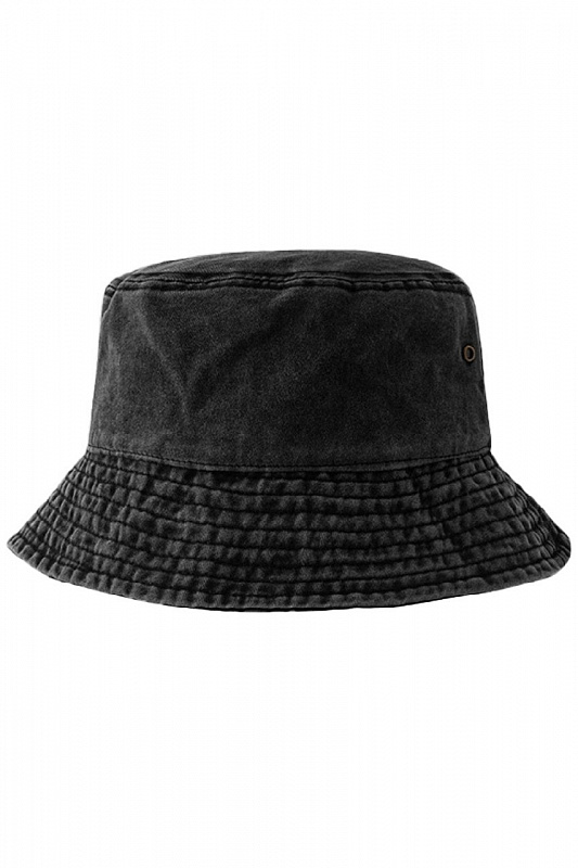 Панама Street Caps из стираного хлопка чёрный