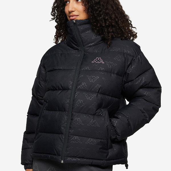 Куртка женская Kappa на искусственном пуху Women's jacket black чёрный