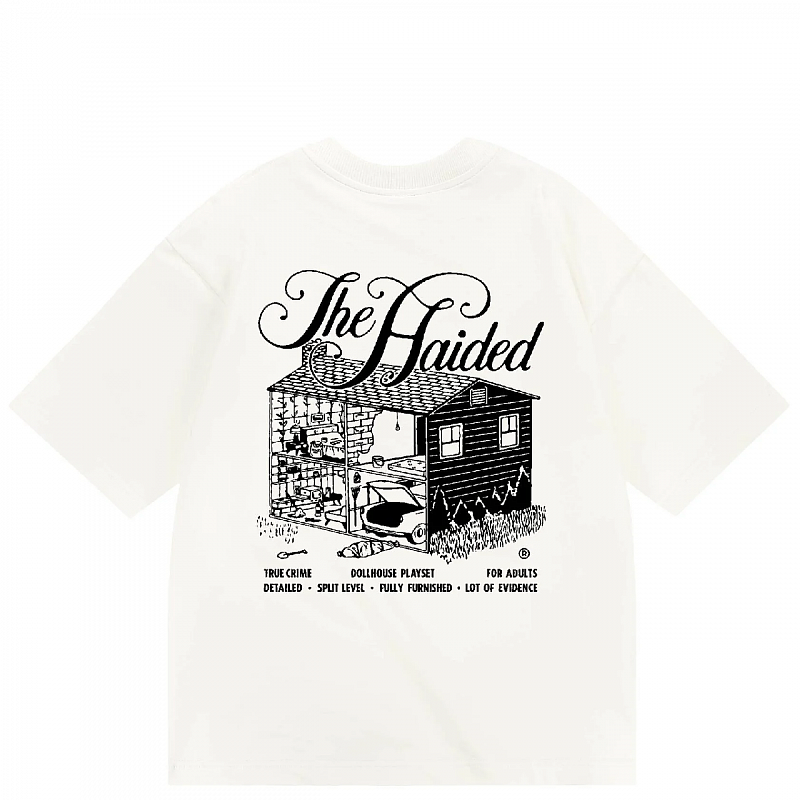 Футболка HAIDED TRUE CRIME HW TEE ecru