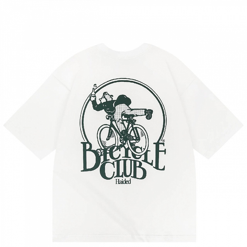 Футболка HAIDED BICYCLE CLUB HW white