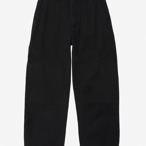 Джинсы OBEY BIGWIG DOUBLE KNEE WORKER DENIM (Baggy fit) BLACK FADED WASH