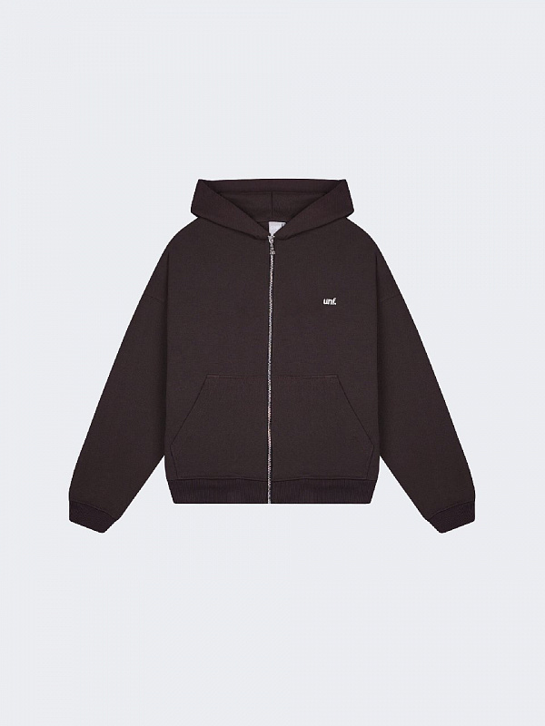 Худи UNIFORM Heavy Zip unf. коричневый