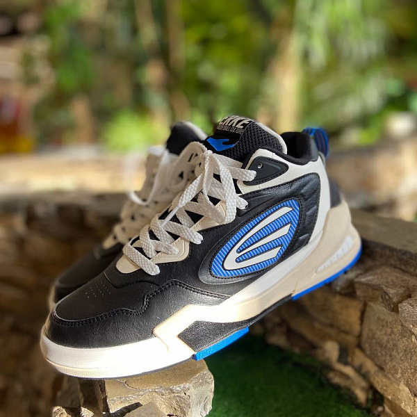 Кеды ERKE мужские M.Skateboard boots black/l.white черный/белый