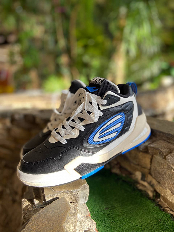 Кеды ERKE мужские M.Skateboard boots black/l.white черный/белый