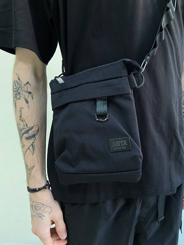 Сумка ANTA через плечо Crossbody bag Black Черный