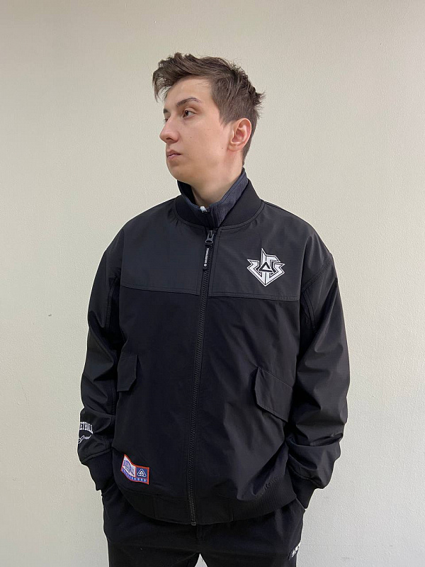 Куртка PEAK WOVEN JACKET BLACK Чёрный