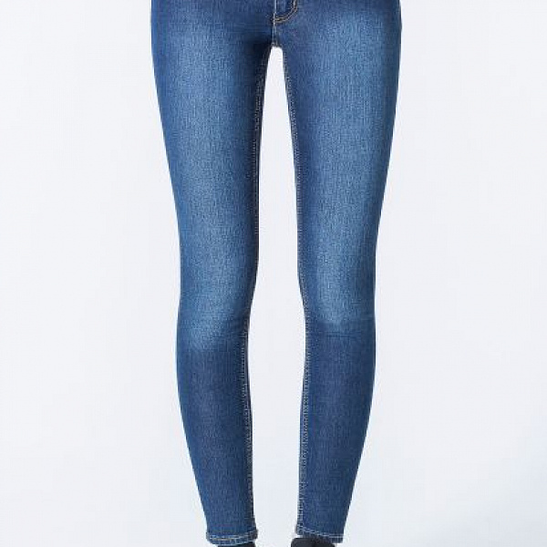Джинсы (Slim) Женские Cheap Monday High Spray Dim Blue BLUE