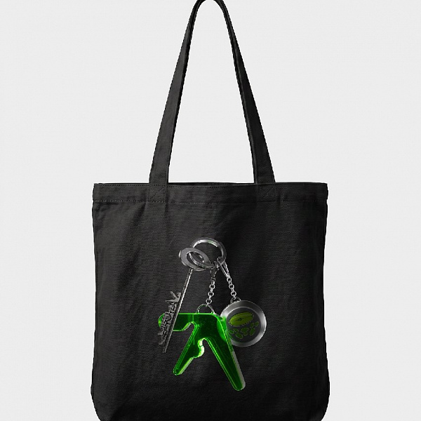 Cумка шопер SHMOT "APHEX KEYCHAIN", черный