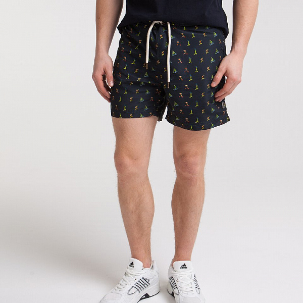 Шорты ЗАПОРОЖЕЦ плавательные RAZNIY SPORT BLACK черный