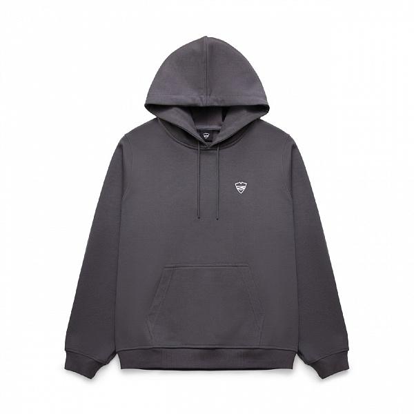 Худи Питерский щит "База" т.серый